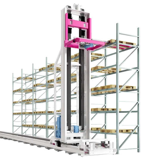Hub- und Fahranlagen Hub- und Fahranlage alsd Regalbediengerät